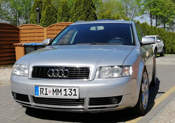 Audi A4 cena 13900 przebieg: 279000, rok produkcji 2004 z Mikołajki małe 172